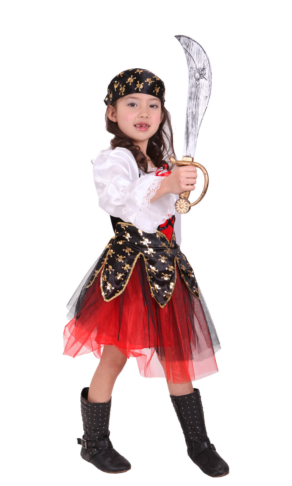 Costume de pirate pour enfants d'Halloween