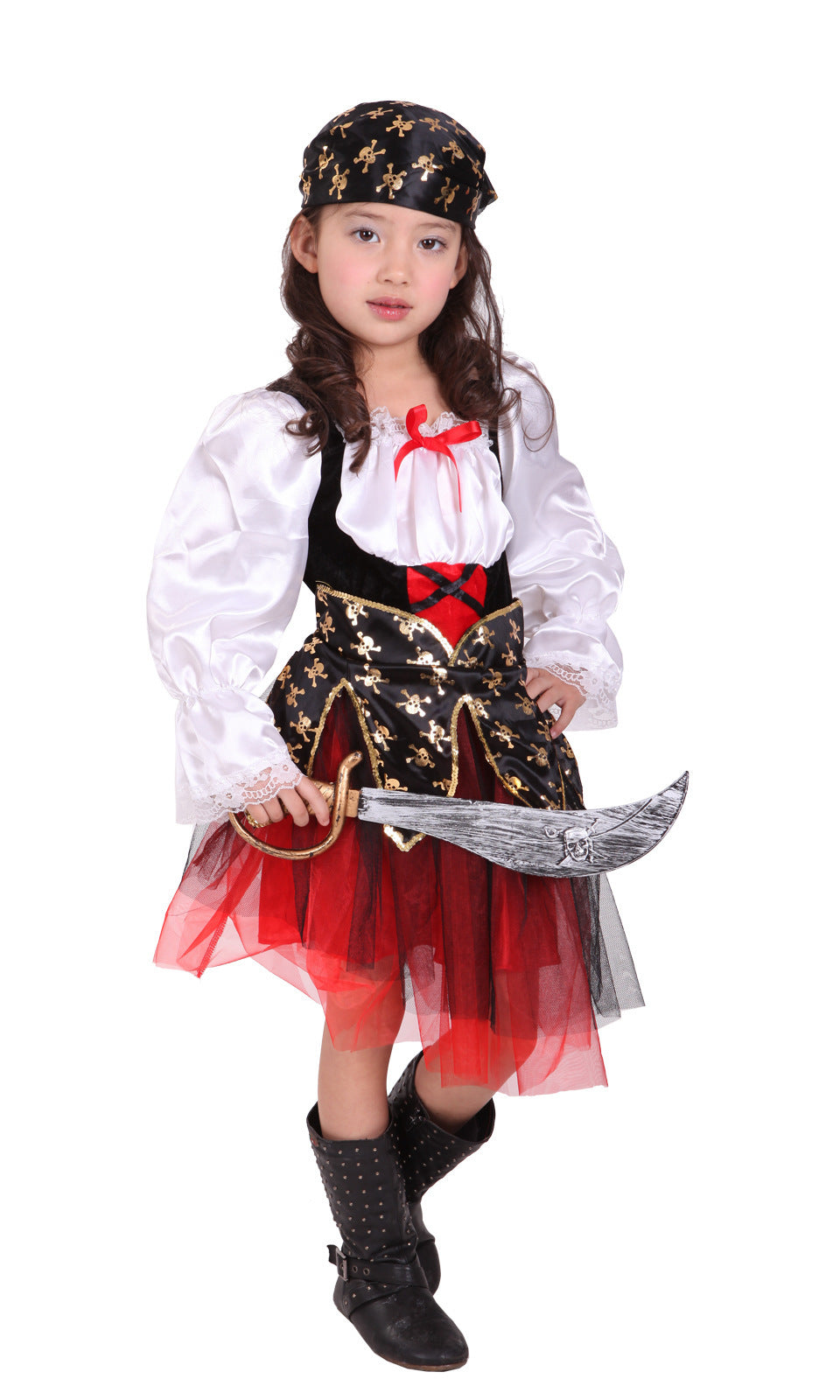 Costume de pirate pour enfants d'Halloween