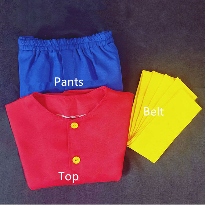 Cosplay LUFFY (Ensemble+Chapeau de Paille)